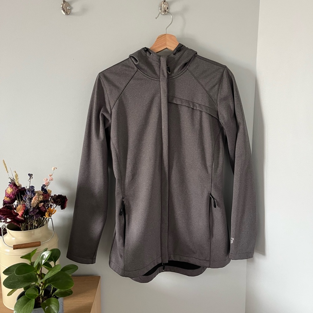 New Balance Grey Hooded Jacket